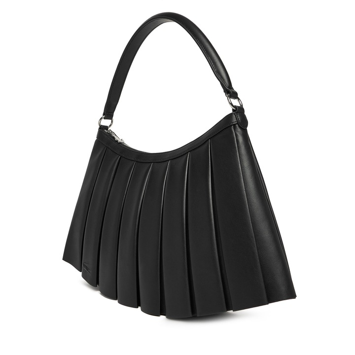 Geanta dama Lacoste, fara culoare, din piele naturala, model NU5015DP