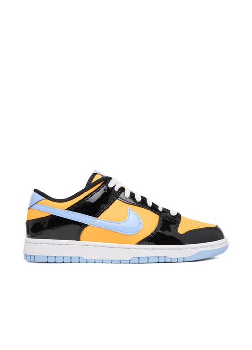 Tenisi barbati Nike Dunk Low Retro SE, piele naturala, negru/aluminiu, portocaliu