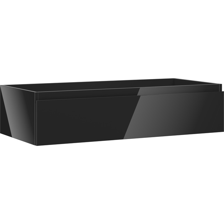 Mexen Orio dulap baie sub chiuveta 100 cm, 1 sertar, negru lucios - 91A10-10023-1-BF70