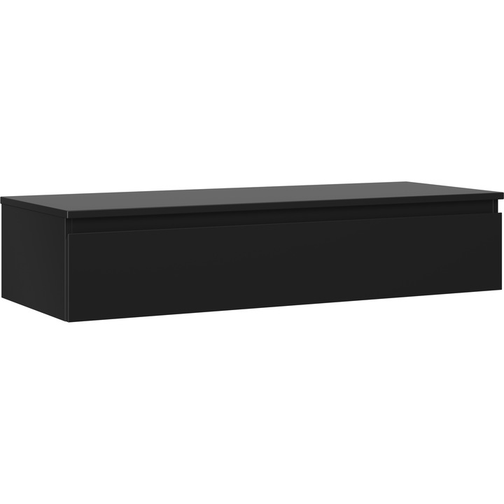 Mexen Orio dulap de baie sub chiuveta 120 cm cu blat, 1 sertar, negru mat - 91A10-12023-1-BFC71