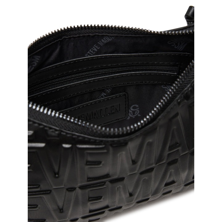 Steve Madden női táska, fekete, ökológiai bőrből