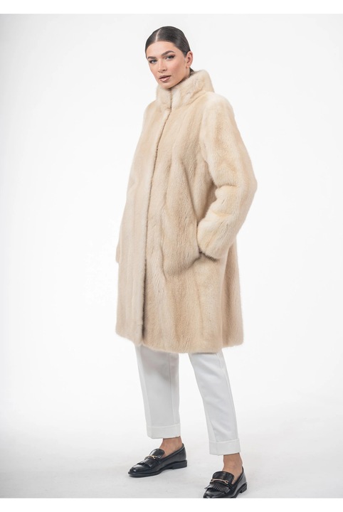 Geaca dama D610, CENTROPEL, Bej, 38 EU