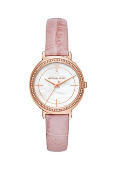 Michael Kors, Ceas decorat cu cristale Cinthia, Roz deschis Michael Kors, Ceas decorat cu cristale Cinthia, Roz deschis