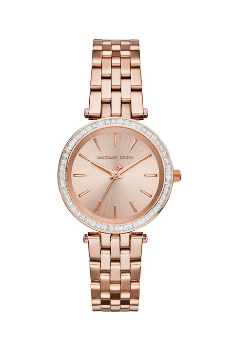 Michael Kors, Ceas decorat cu cristale Mini Darci, Auriu rose