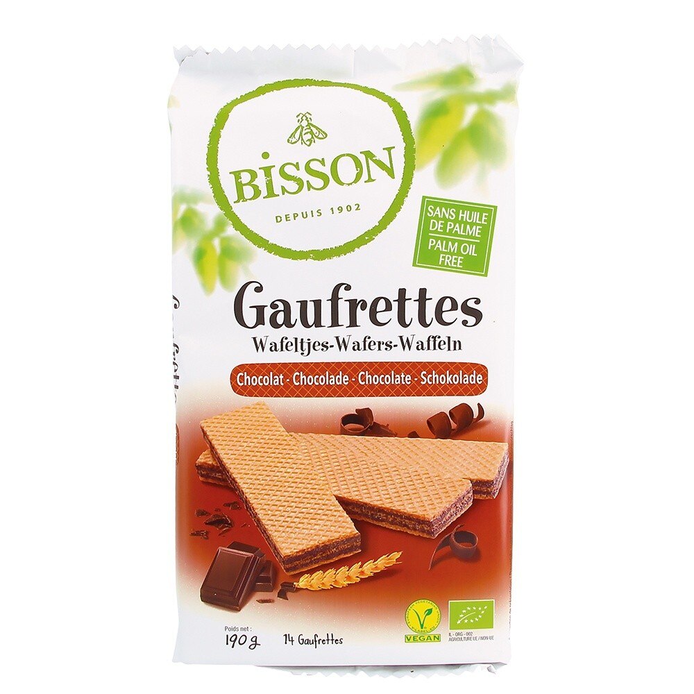 Napolitane bio cu ciocolata, Primeal, 190g