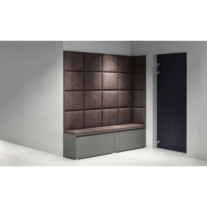 Cuier Hol Max 3 Culoare Maro inchis cu Grafit 100x170x40 cm