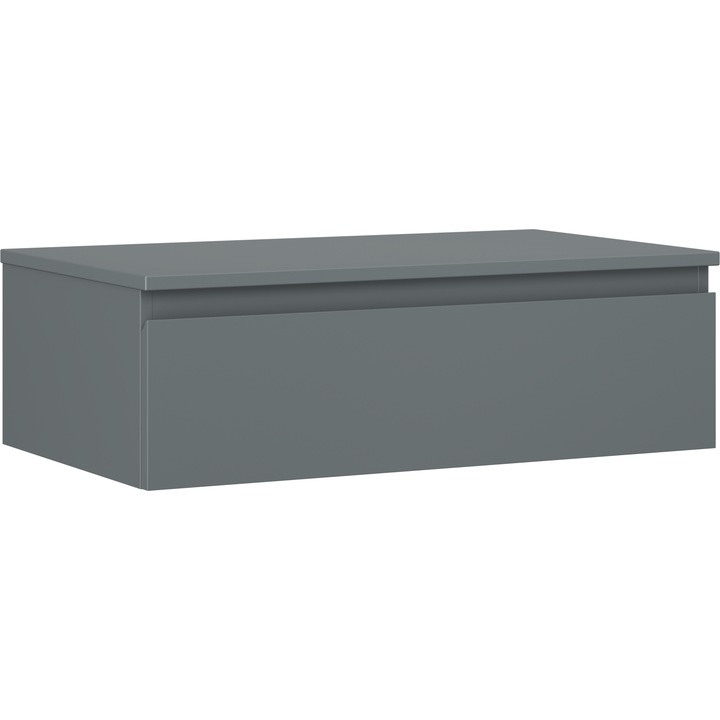 Mexen Orio dulap baie pentru lavoar 80 cm cu blat, 1 sertar, grafit mat - 91A10-08023-1-BFC66