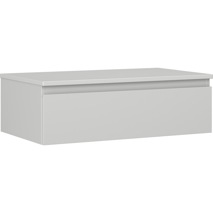 Mexen Orio dulap de baie sub chiuveta 80 cm cu blat, 1 sertar, gri mat - 91A10-08023-1-BFC62