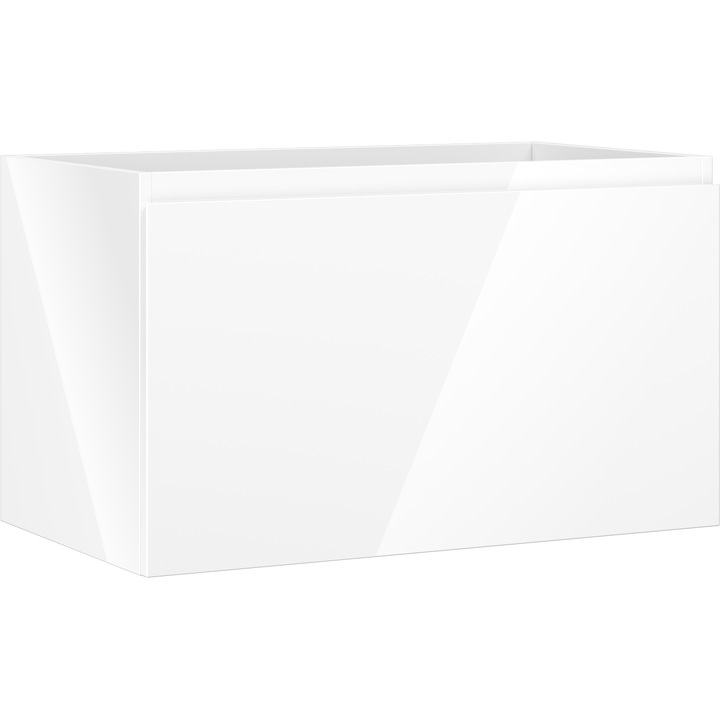 Mexen Orio dulap de baie sub lavoar 80 cm, 1 sertar, alb lucios - 91A10-08047-1-BF00