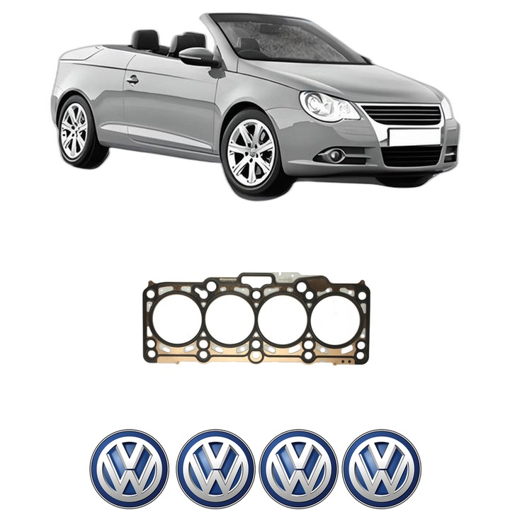 Garnitura chiuloasa Volkswagen EOS (1F7, 1F8) 2.0 TDI 16V din 2008-2015 KW 103 CP 140 CMC 1968, auto, Elring, 4x Stickere auto cu Volkswagen