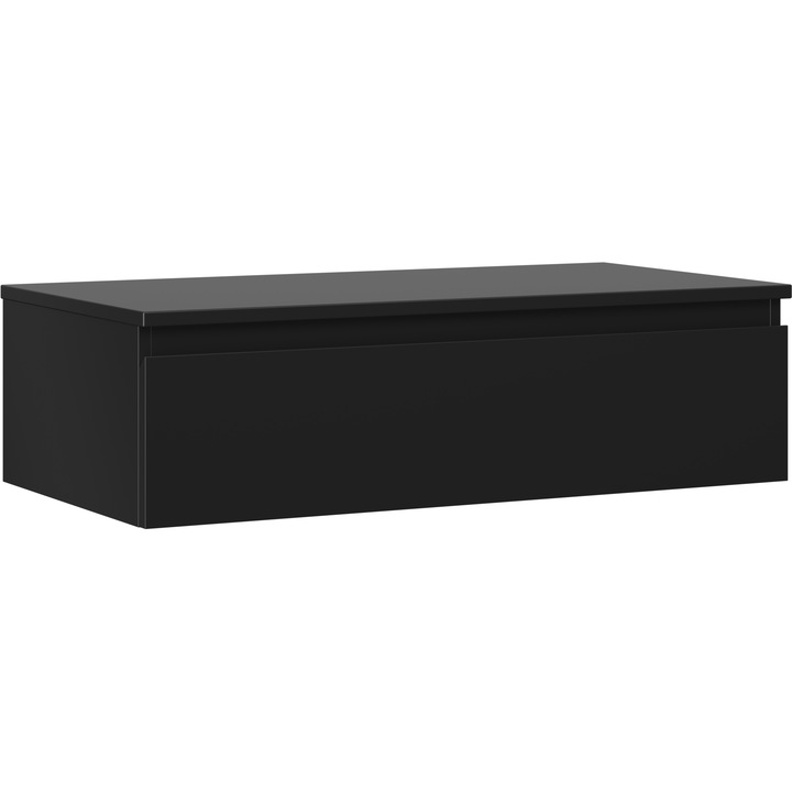 Mexen Orio dulap baie sub chiuveta 90 cm cu blat, 1 sertar, negru mat - 91A10-09023-1-BFC71