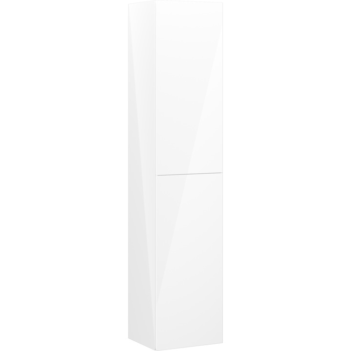 Mexen Orio coloana de baie 35 cm, 2 usi, alb lucios - 91A11-03016-2-BF00