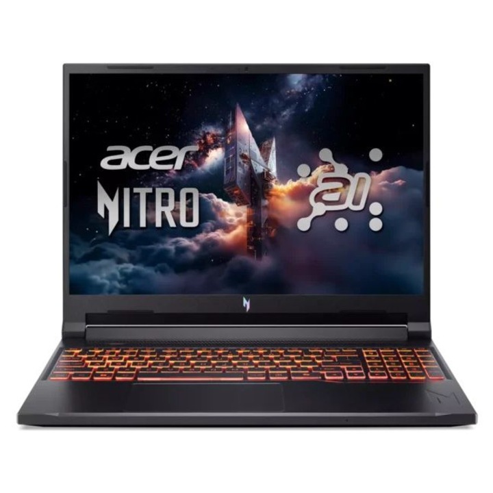 Laptop Acer Nitro V 16 AI ANV16-42-R0W6, 16 inch 1920 x 1200, AMD 260 8 C / 16 T, 3.8 GHz - 5.1 GHz, 8 MB 16 MB cache, 32 GB DDR5, 1 TB SSD, Nvidia GeForce RTX 5070, Windows 11 Home