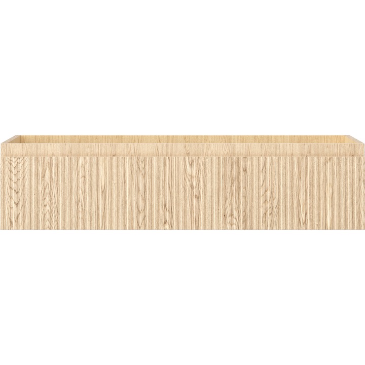 Mexen Rivel dulap baie sub lavoar 100 cm, 1 sertar, cu riflaje, stejar - 91A20-10023-1-BF81