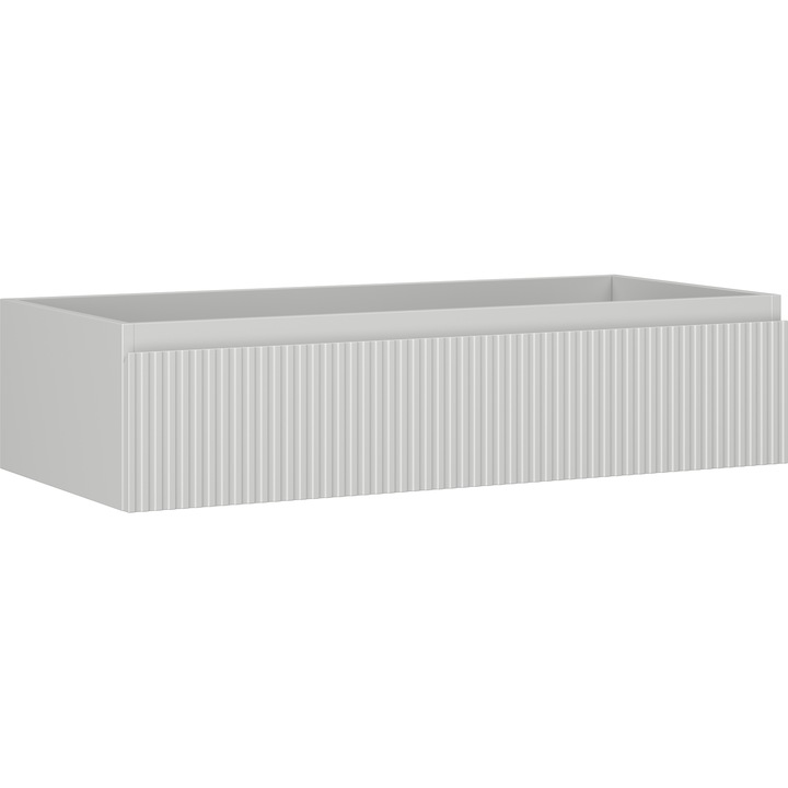 Mexen Rivel dulap baie sub lavoar 100 cm, 1 sertar, cu profiluri, gri mat - 91A20-10023-1-BF62