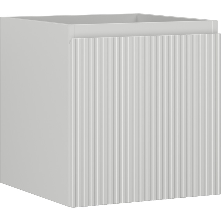 Mexen Rivel dulap pentru baie sub lavoar 45 cm, 1 sertar, canelat, gri mat