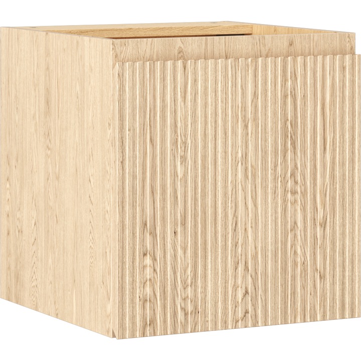 Mexen Rivel dulap pentru baie sub lavoar 45 cm, 1 usa, santuri, stejar - 91A21-04547-1-BF81