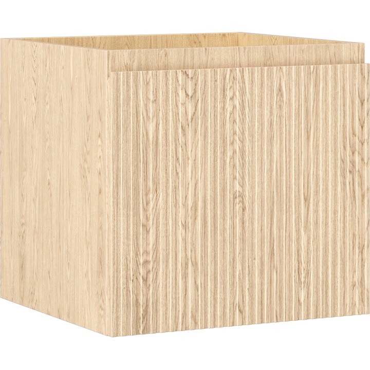 Mexen Rivel dulap pentru baie sub lavoar 50 cm, 1 sertar, canelat, stejar - 91A20-05047-1-BF81