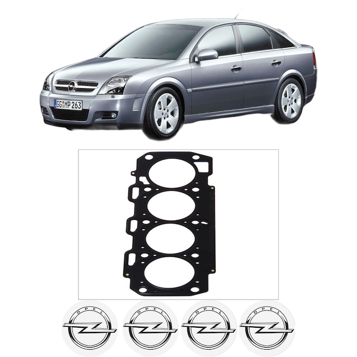Garnitura chiuloasa OPEL VECTRA C GTS (Z02) 1.9 CDTI (F68) din 2004-2009 KW 88 CP 120 CMC 1910, auto, Elring, 4x Stickere auto cu OPEL