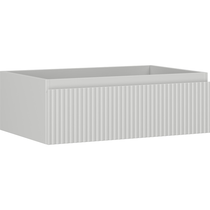 Mexen Rivel dulap de baie sub lavoar 70 cm, 1 sertar, striat, gri mat - 91A20-07023-1-BF62