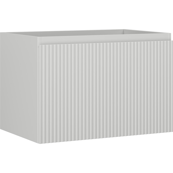 Mexen Rivel dulap de baie cu montare sub lavoar 70 cm, 1 sertar, canelat, gri mat - 91A20-07047-1-BF62