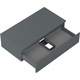 Mexen Rivel dulap baie sub lavoar 90 cm cu blat, 1 sertar, cu rifluri, grafit mat - 91A20-09023-1-BFC66