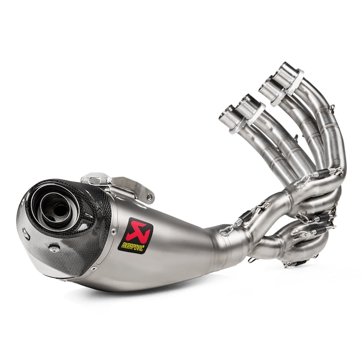 Komplett kipufogórendszer, Akrapovic, Honda CB650F-hez, csökkentett súly, nagy tartósság, EC jóváhagyással