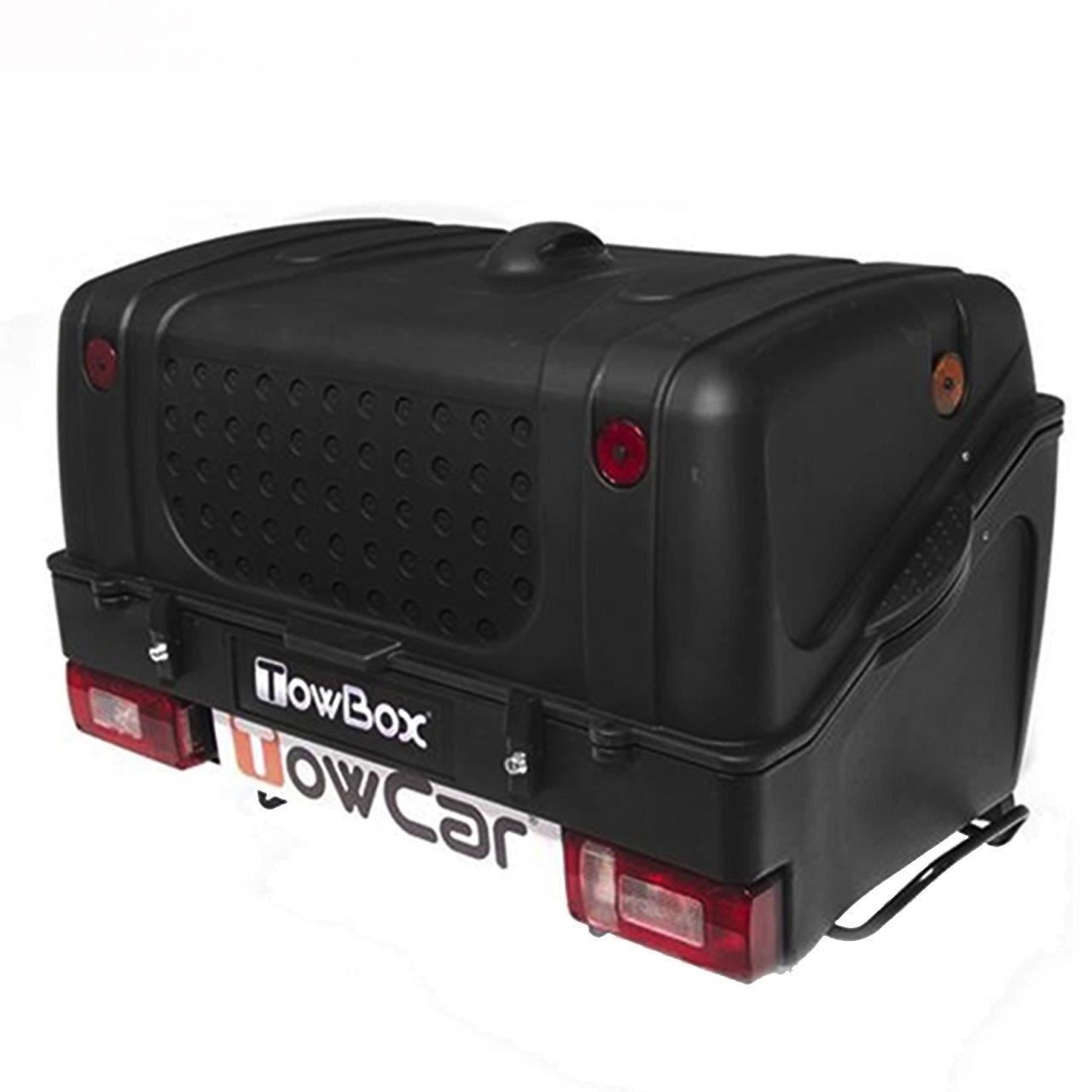 Cutie portbagaj pe carligul de remorcare Towbox V1 Negru