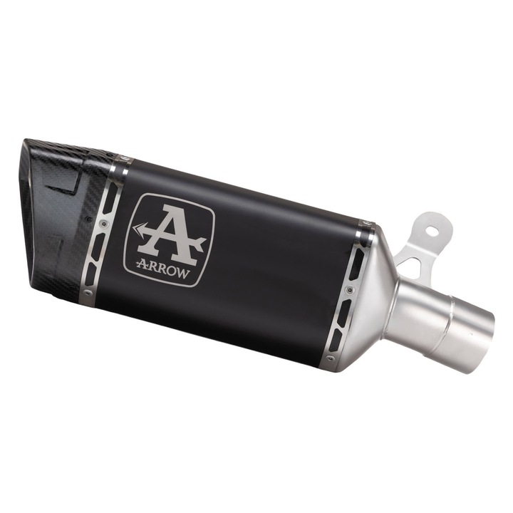 ARROW titán slip-on kipufogó BMW M 1000 R-hez, 250mm, 60mm, 43mm, 2.3kg súly, karbon vég, ECE jóváhagyással