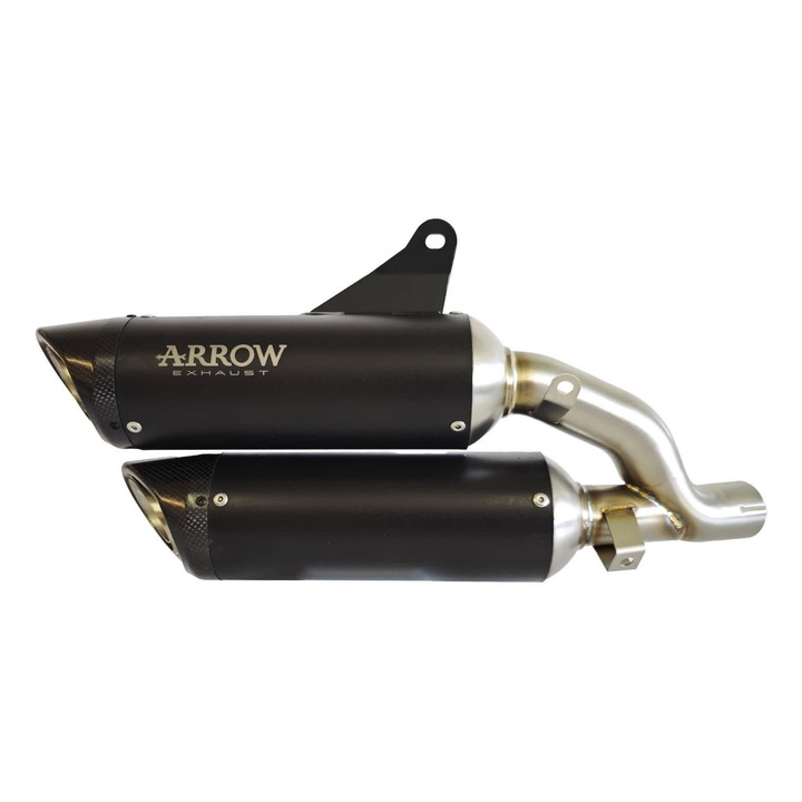 ARROW slip-on kipufogó Ducati Monster 937-hez, sötét titán, karbon vég, 220mm x 40mm x 52mm, 3kg