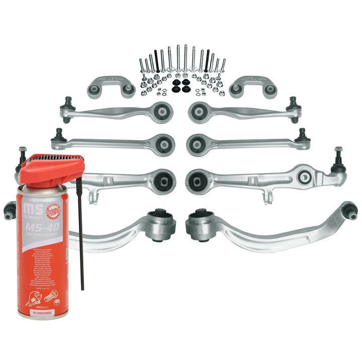 Master-Sport vezérlőkar készlet, 11.3kg, Audi A4 B6/B7-hez, 25858-PCS-MS, 125857-PCS-MS, 129856-PCS-MS, 129855-PCS-MS, 18D0498998-1-SET-MS