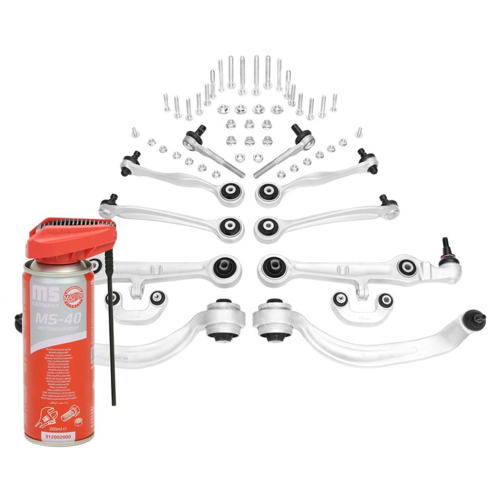 Kit brate de control Master-Sport, 12,26kg, pentru Audi A4 B6/B7, partea din fata, cu ulei multifunctional