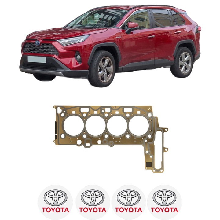 Garnitura chiuloasa TOYOTA RAV 4 IV (_A4_) 2.0 D (WWA42_) din 2015-2018 KW 105 CP 143 CMC 1995, auto, Elring, 4x Stickere auto cu TOYOTA