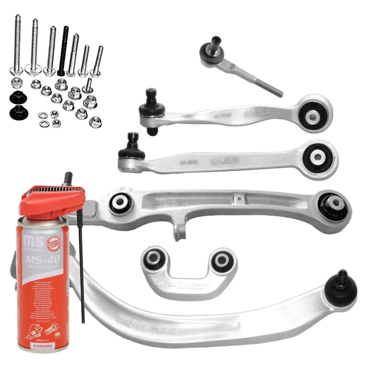 Kit brate de control Master-Sport, 6 piese, pentru Audi A6 Allroad C6, 27027-PCS-MS, 127029-PCS-MS, 127155-PCS-MS, 127156-PCS-MS, 130536-PCS-MS, 125972-PCS-MS, 1912002000