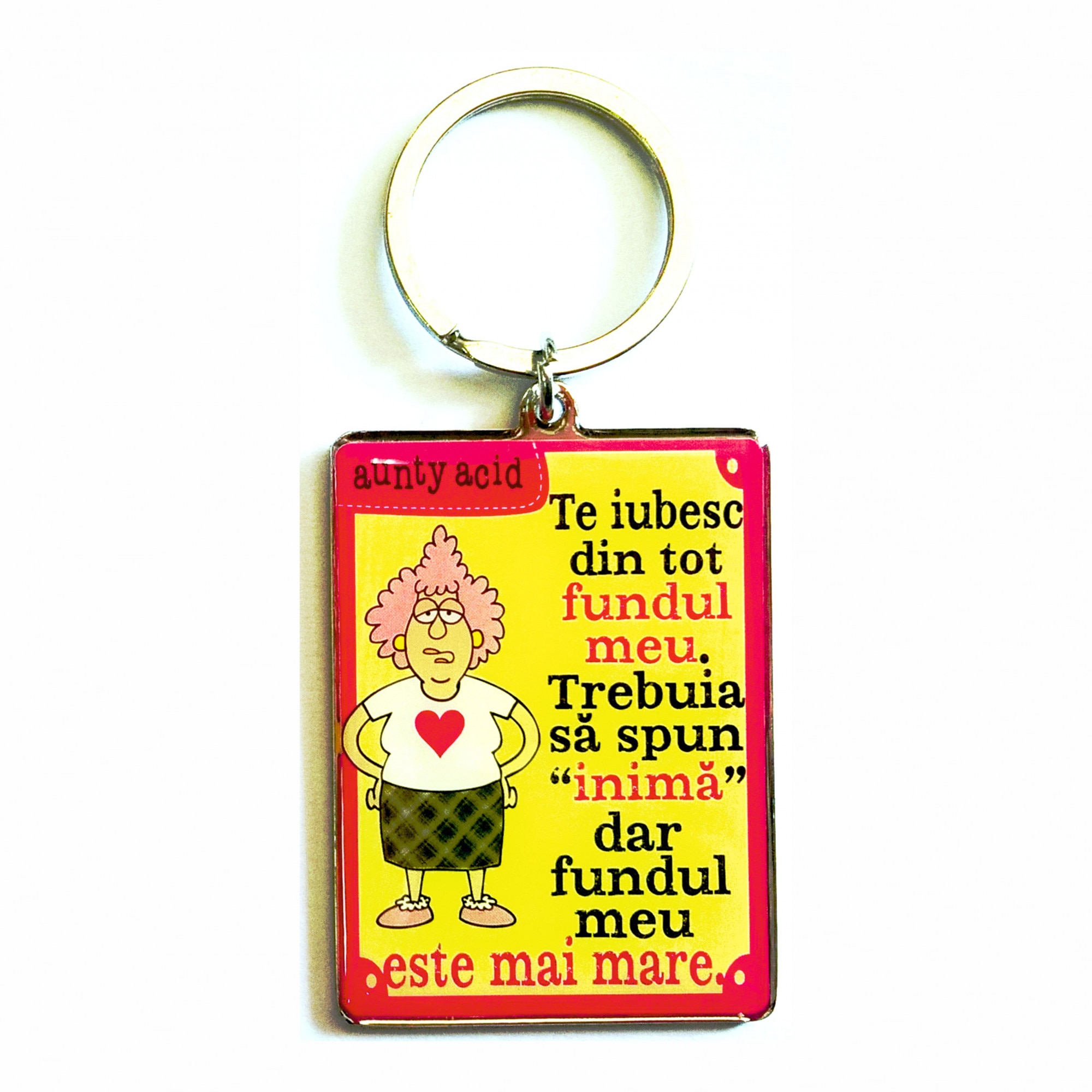 Breloc Aunty Acid - Te iubesc