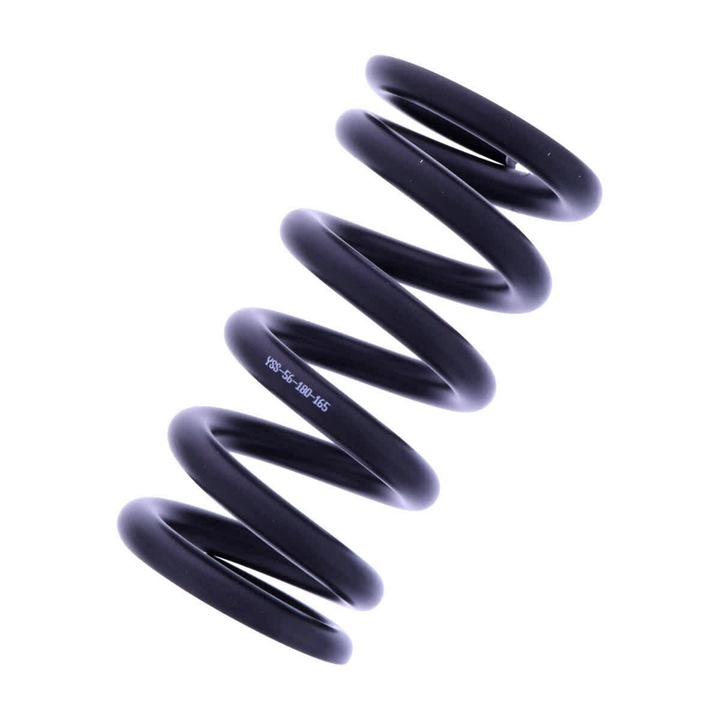 Пружина за амортисьор YSS 56-180-165, 165мм, вътрешен диаметър 56мм, твърдост 180Нм, черна