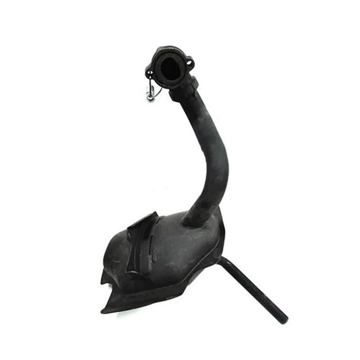 Sito kipufogó, teljes rendszer, acél, matt fekete festék, magas hőmérsékletnek ellenálló