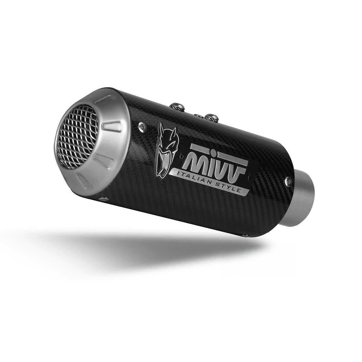 Esapament MIVV Mk3 Slip-on pentru Kawasaki Z900, carbon lucios