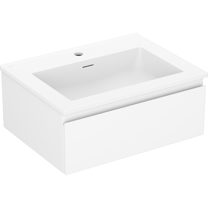 Mexen Orio dulap baie 60 cm cu lavoar Otis, 1 sertar, alb mat - 91A10-06023-1-BF01-W18M01