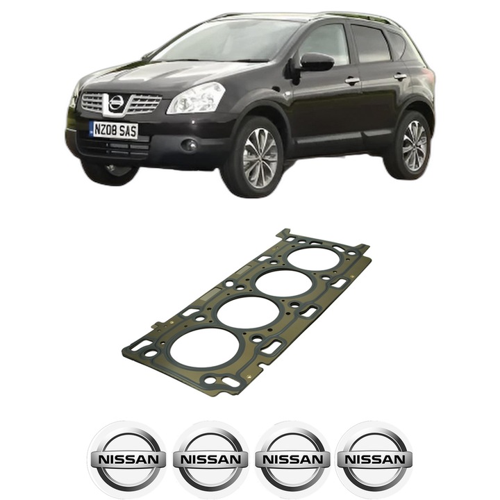 Garnitura chiuloasa NISSAN QASHQAI +2 VAN (JJ10E) 2.0 dCi All-wheel Drive din 2013-2013 KW 110 CP 150 CMC 1995, auto, Elring, 4x Stickere auto cu NISSAN