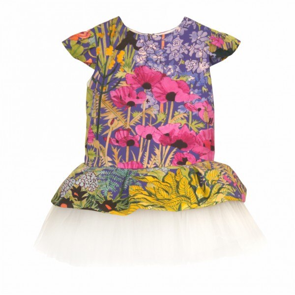 Rochie fete florala de ocazie, PRIMA BALLERINA LIBERTY DRESS, 3-4 ani