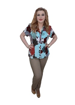 Pantaloni cu aspect de blug subtire, D&J Exclusive, Bej Pantaloni cu aspect de blug subtire, D&J Exclusive, Bej