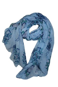 Esarfa tinereasca cu design abstract,D&J Exclusive,Albastru Esarfa tinereasca cu design abstract,D&J Exclusive,Albastru