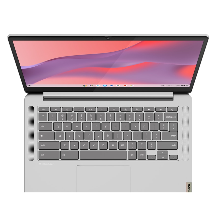 Laptop Lenovo IdeaPad Slim 3 FHD 14 inch MediaTek Kompanio 520 8GB 128GB SSD Chrome Cloud Grey