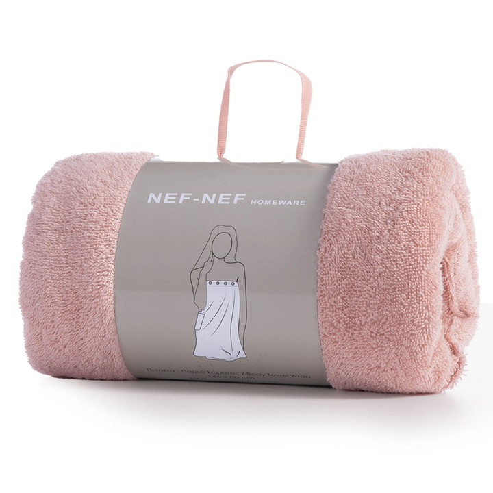 Prosop Bath Towel Nef-Nef Sandy 80x146 cm Roz