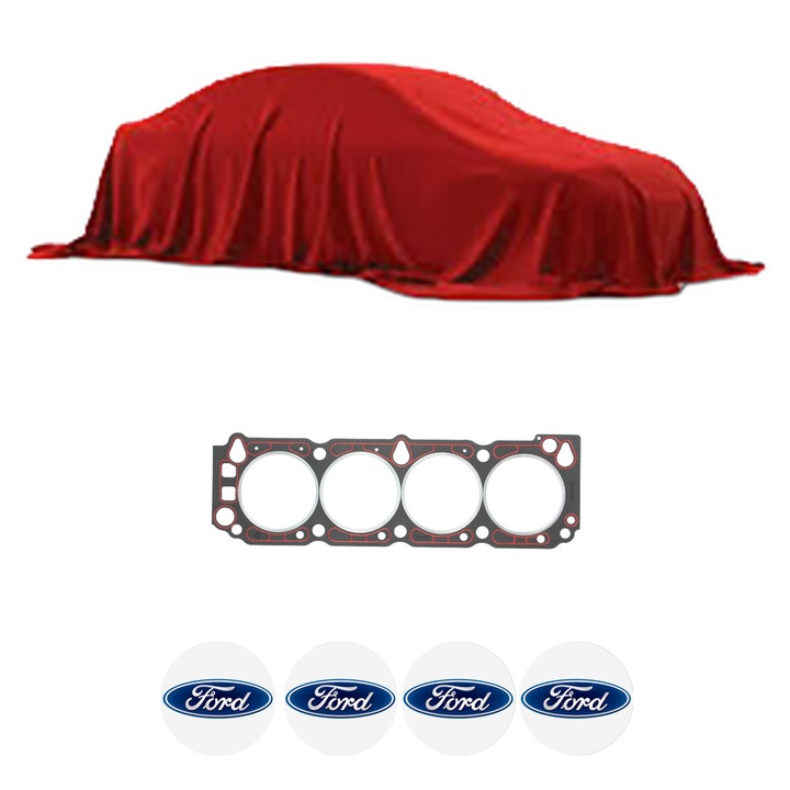 Garnitura chiuloasa FORD CONSUL Coupe (GGCL) 2000 din 1972-1975 KW 73 CP 99 CMC 1993, auto, Elring, 4x Stickere auto cu FORD