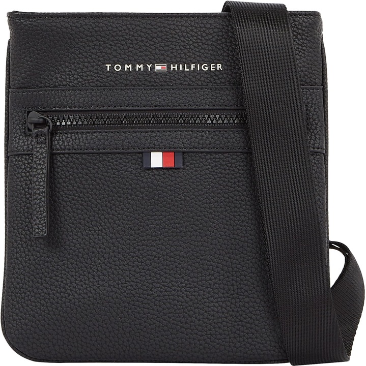 Geanta de umar Tommy Hilfiger Essential, mini, neagra, marime universala