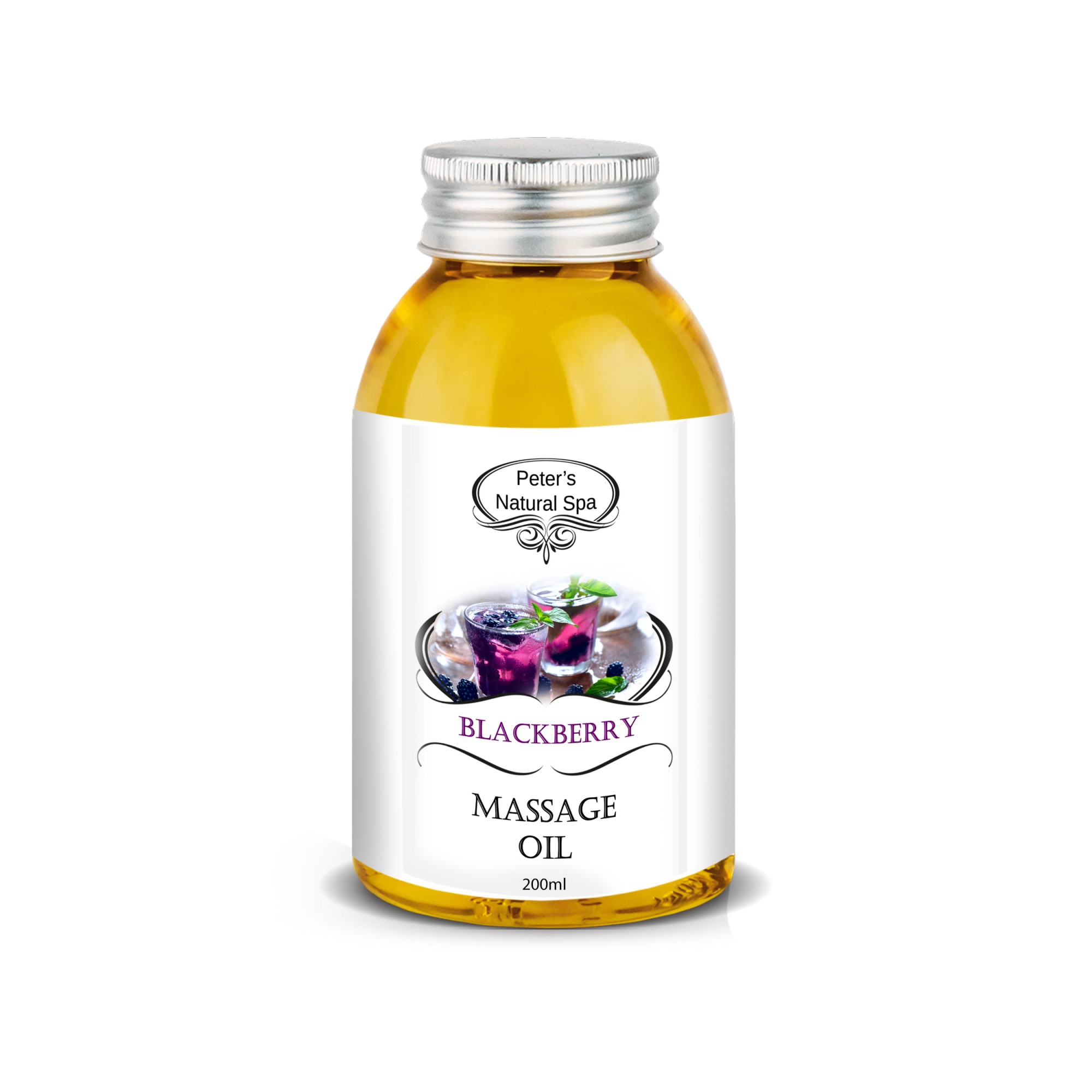 Ulei de masaj BlackBerry Peters Natural Spa 200 ml