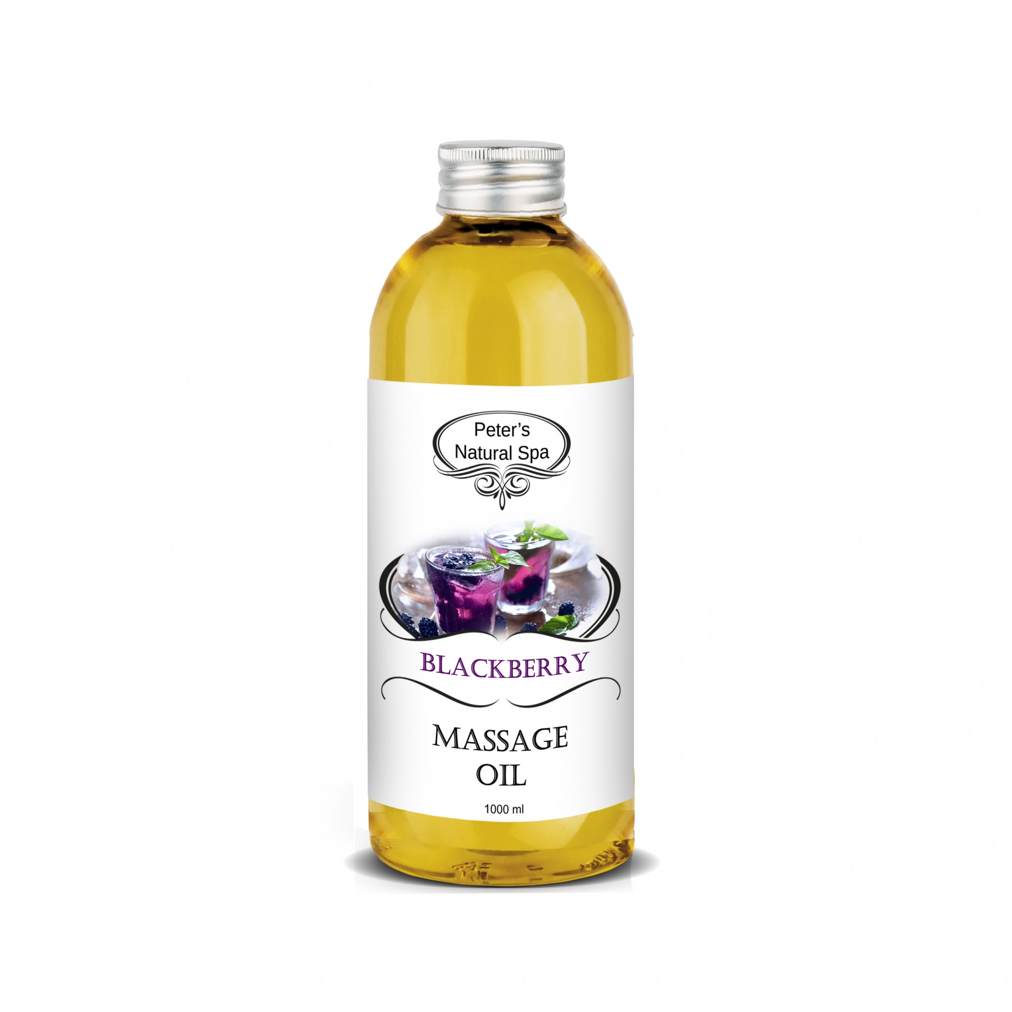 Ulei de masaj BlackBerry Peters Natural Spa 1000 ml