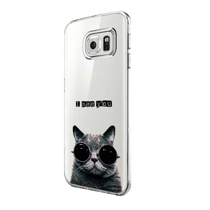 Husa Silicon, Ultra Slim 0.3MM, I See You, Samsung Galaxy S6